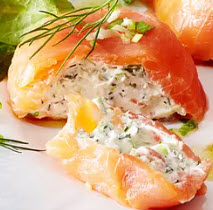 Rezept für Fingerfood mit Räucherlachs